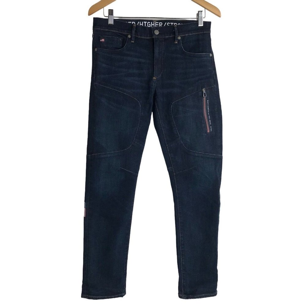 2018 Olympic Polo RALPH‎ LAUREN TEAM USA PyeongChang Faster Stronger JEANS